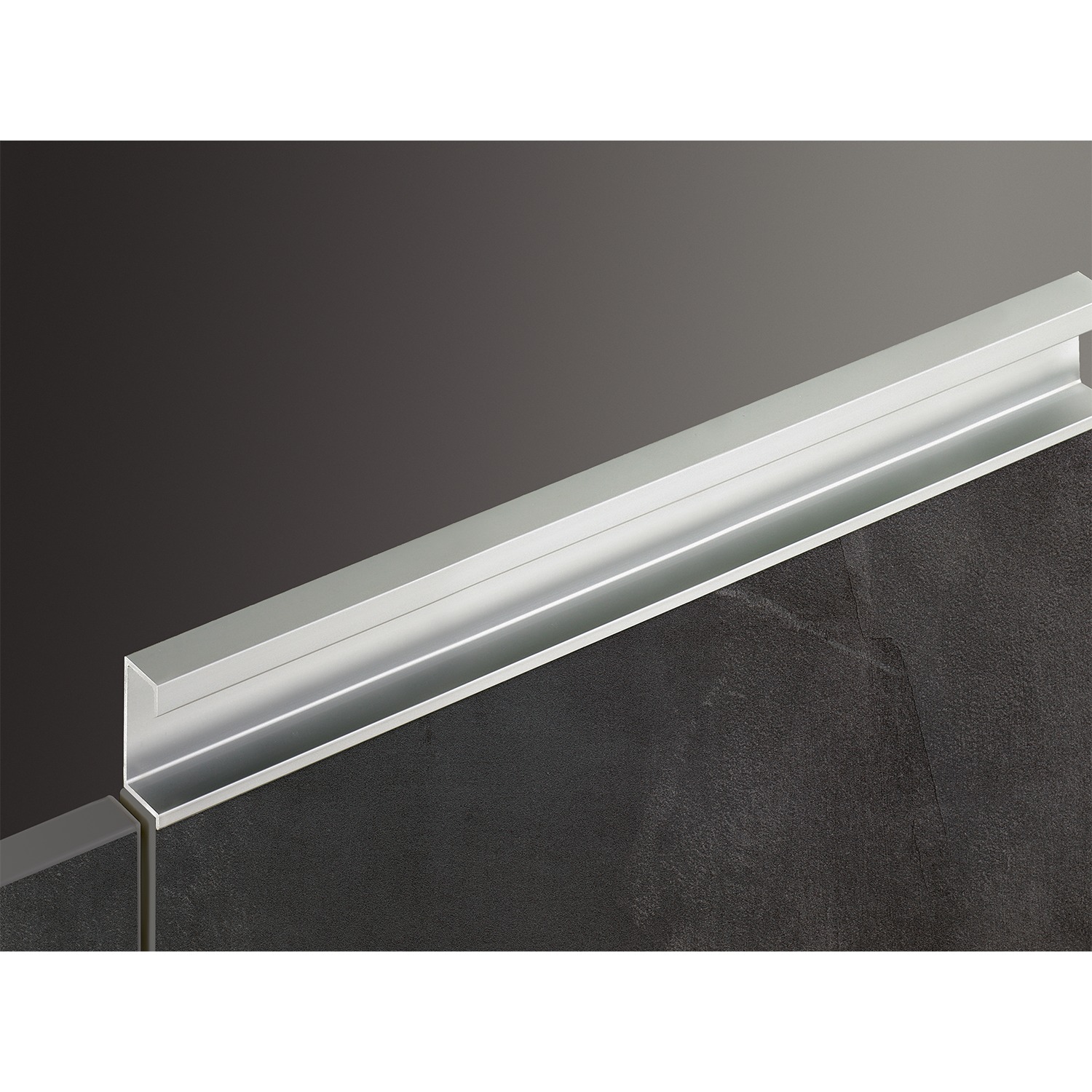 HETTICH Griffleiste Seveso, L 2400 mm, B 17 mm, H 38 mm, Aluminium eloxiert, 9995122