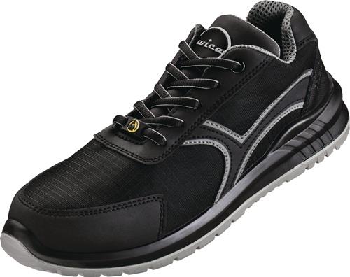 WICA Sicherheitsschuh SASSNITZ NUOVO Gr.44 W.10,5 schwarz/grau S1P FO SR ESD EN20345 WICA Sicherheitsschuh SASSNITZ NUOVO Gr.44 W.10,5 schwarz/grau S1P FO SR ESD EN20345