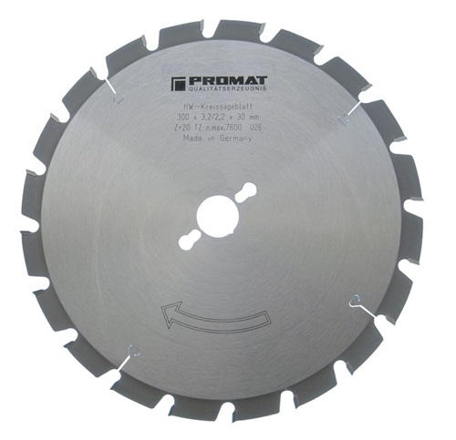 PROMAT Präzisionskreissägeblatt AD 500mm Z.36 FF Bohr.30mm Schnitt-B.4,0mm HM PROMAT