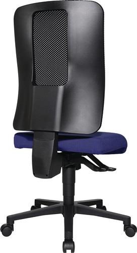 TOPSTAR Bürodrehstuhl m.Synchr.-Techn.schwarz/blau 450-550mm Trgf.110kg TOPSTAR