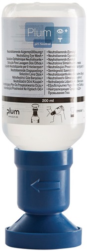 PLUM Augenspülflasche pH Neutral 200 ml 3 Jahre (ungeöff. Flasche) DIN EN15154-4 PLUM