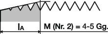 RUKO Handgewindebohrer-Satz DIN352 3-tlg.M 2xStg.0,4mm HSS blank V/M/F Tol.ISO26H