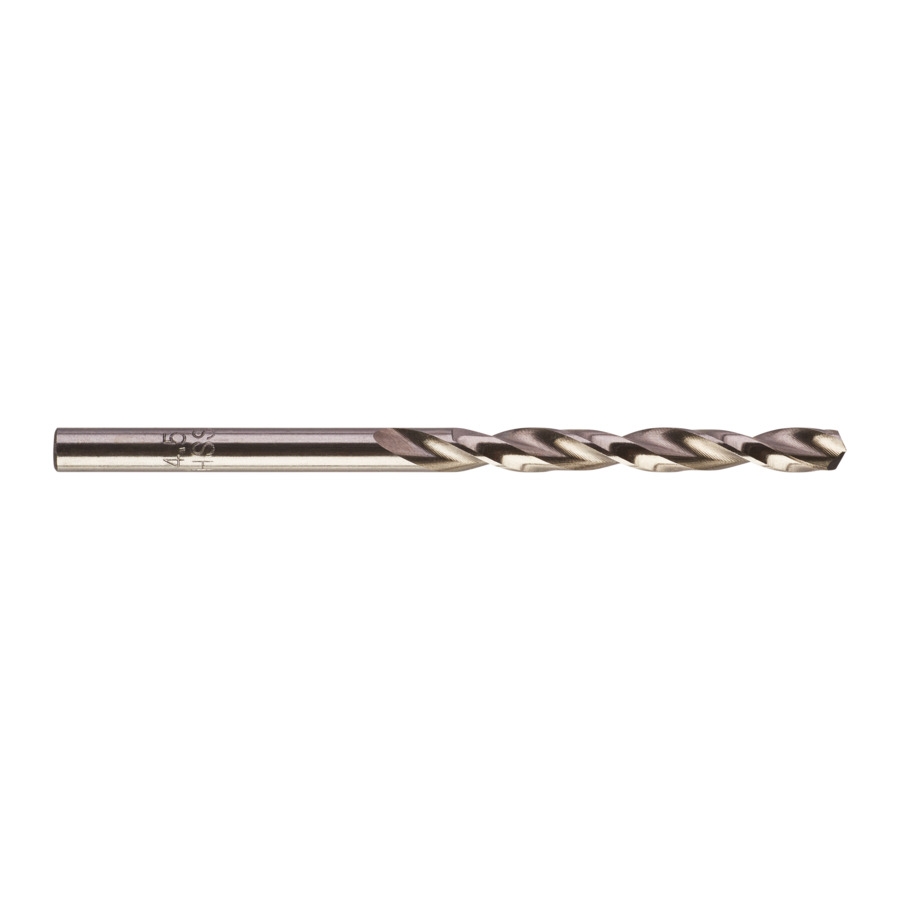 MILWAUKEE 4,5 x 80 mm, HSS-G Metallbohrer HSS-G THUNDERWEB DIN 338 10er Pack