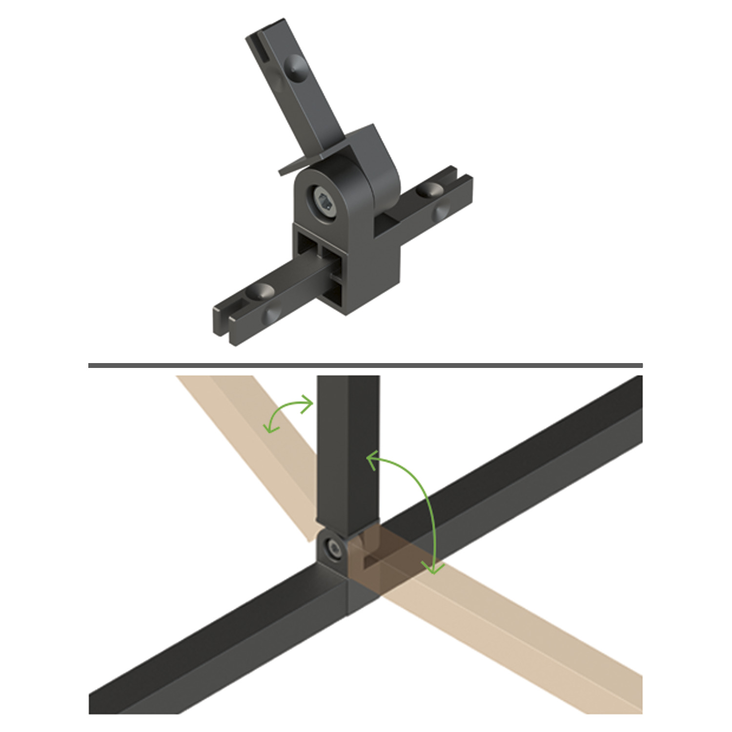 HETTICH T-Stück-Verbinder 180 Grad,