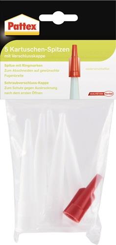 PATTEX Kartuschenspitzen PFWKS Ku.5 Spitzen,1 Verschlusskappe Btl.PATTEX