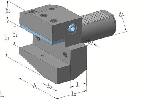 PROMAT Radialwerkzeughalter B1 DIN 69880 VDI30 re.PROMAT