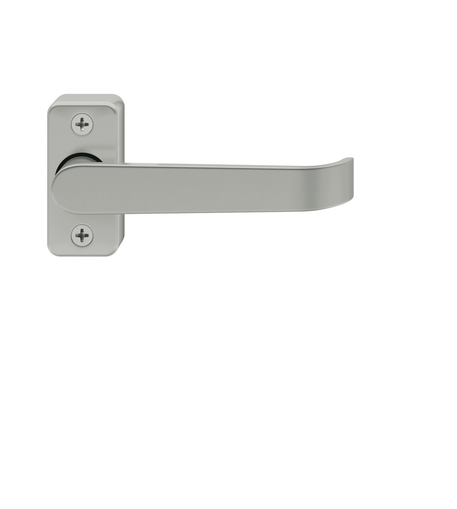 FSB Drücker-Halbgarnitur ohne Schlüsselrosette 09 1087, eckig, VK 8 mm, Aluminium FSB Drücker-Halbgarnitur ohne Schlüsselrosette 09 1087, eckig, VK 8 mm, Aluminium