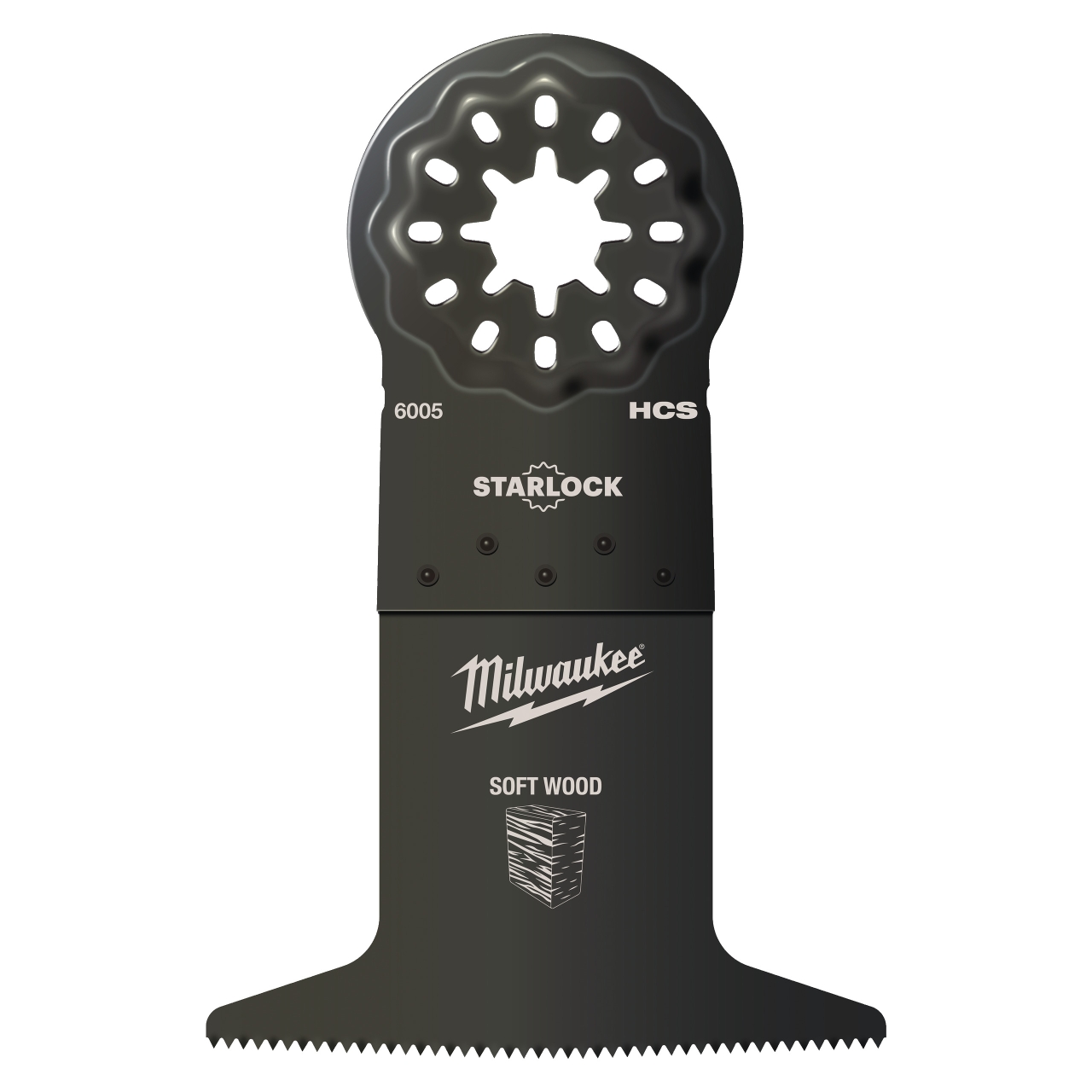 MILWAUKEE 65 x 42 mm Multitool Starlock Tauchsägeblatt für Schnitte in Holz