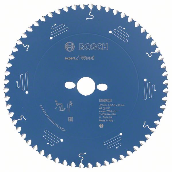 BOSCH Kreissägeblatt Expert for Wood, 270 x 30 x 2,8 mm, 60