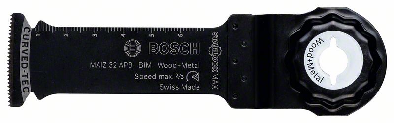 BOSCH BIM Tauchsägeblatt MAIZ 32 APB, Wood and Metal, 80 x 32 mm, 1er-Pack