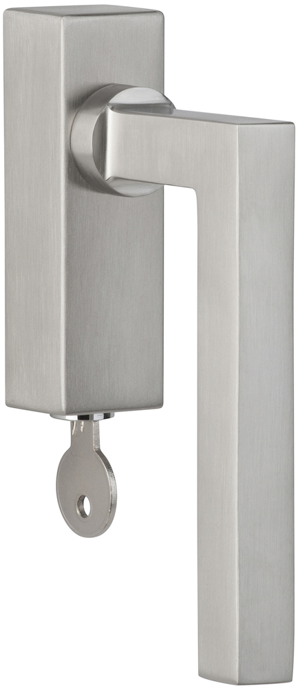 HERMAT Fenstergriff abschließbar SQUARE 1835/DKSI, Edelstahl