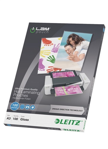LEITZ Laminierfolie DIN A3 L426xB303mm Folienstärke 100 µm KT=100 St.LEITZ