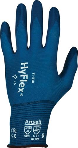 ANSELL Handschuhe HyFlex Nr.11-818 Gr.9 dunkelblau Nylon-Spandex EN 388 Kat.II