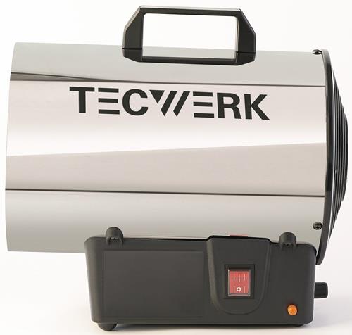 TECWERK Gasheizer 10 kW 500 m³/h 28 W TECWERK