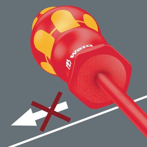 Schraubendreher 3251 Gr.T 20 Klingen-L.100mm VDE isol.slim Fix WIHA