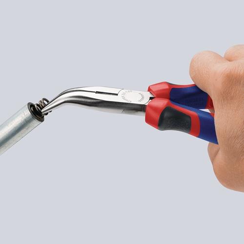 KNIPEX Flachrundzange L.160mm flachrund 40Grad gew.Comfort-Griff KNIPEX KNIPEX Flachrundzange L.160mm flachrund 40Grad gew.Comfort-Griff KNIPEX