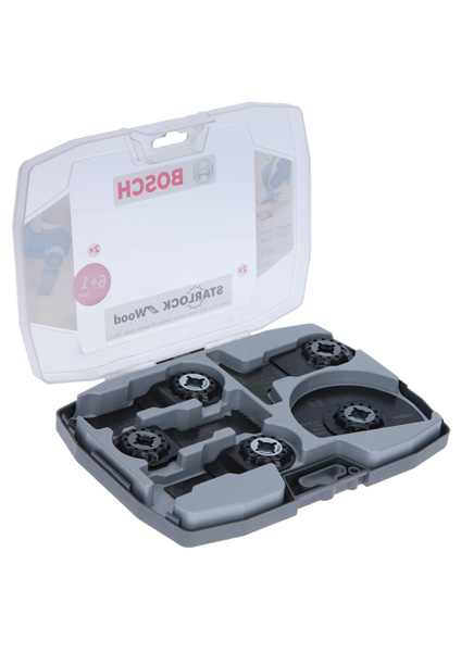 BOSCH Starlock-Set für Holz, 6+1-teilig