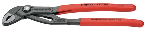 KNIPEX Wasserpumpenzange Cobra®…matic L.250mm Spann-W.46mm pol.Ku.-Überzug KNIPEX