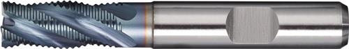 TECWERK Schaftfräser DIN 844 Typ HR D.20mm Einsatz-L.52mm HSS-Co5 TiCN Weldon TW