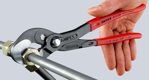 KNIPEX Schraubzange Gesamt-L.250mm Spann-W.10-32mm pol.Ku.-Überzug KNIPEX