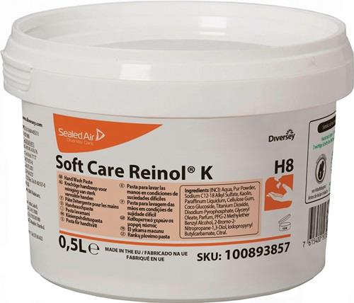 DIVERSEY Handwaschpaste Soft Care REINOL K 500ml frei v.hautaggressiven Bestandteilen
