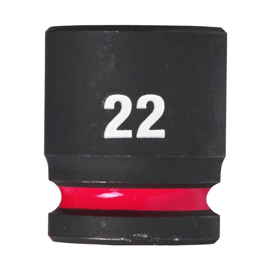 MILWAUKEE 22 x 40 mm SHOCKWAVE Schlagnuss 1/2" kurz