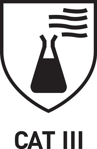 COVERFLASH Schutzoverall CoverFlash® CFS5 Gr.XL weiß PSA III COVERFLASH