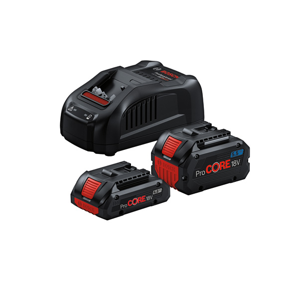 BOSCH Starter-Set 1 x ProCORE18V 4.0Ah + 1 x ProCORE18V 5.5Ah + GAL 1880 CV