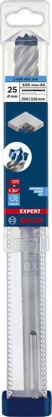 BOSCH EXPERT SDS max-8X Hammerbohrer, 25 x 200 x 320 mm. Für Bohrhämmer
