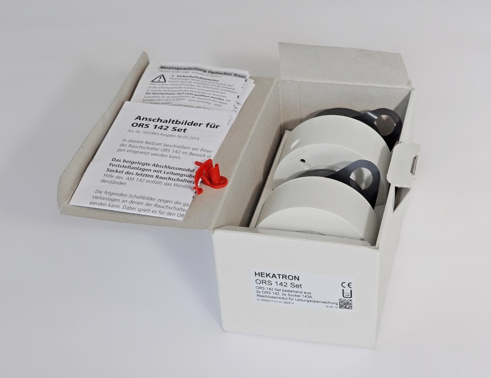 HEKATRON Rauchschalter ORS 142 Set