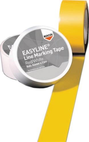 ROCOL Bodenmarkierungsband Easy Tape PVC gelb L.33m B.50mm Rl.ROCOL