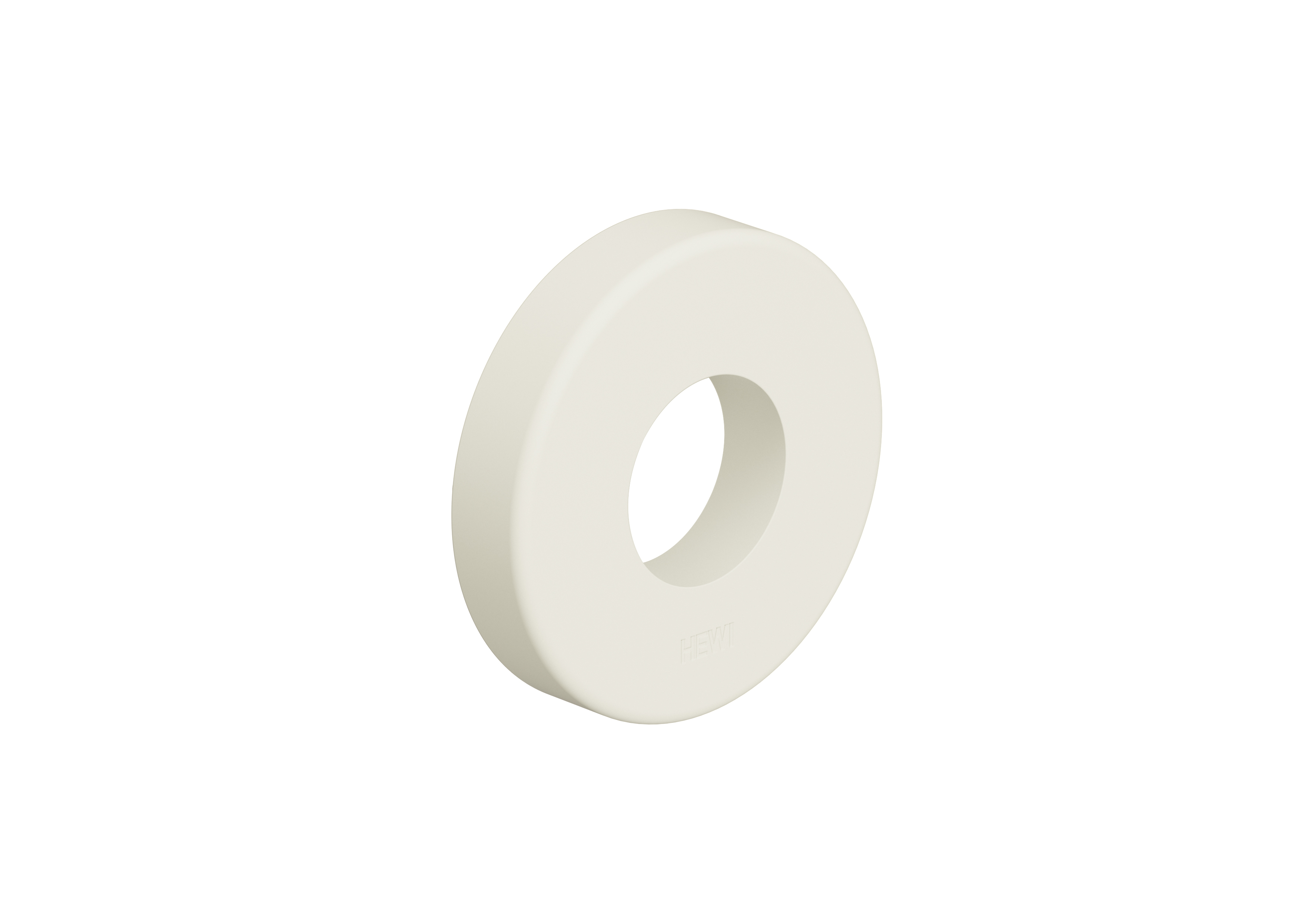 HEWI Drückerrosette (R-Technik), System 111, Türstärke 40, reinweiß