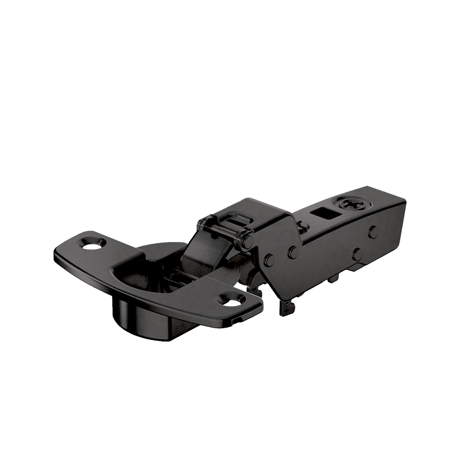 HETTICH Sensys Dicktürscharnier, Türdicke bis 32 mm, ohne Schließautomatik (Sensys 8661), obsidianschwarz, 9091760