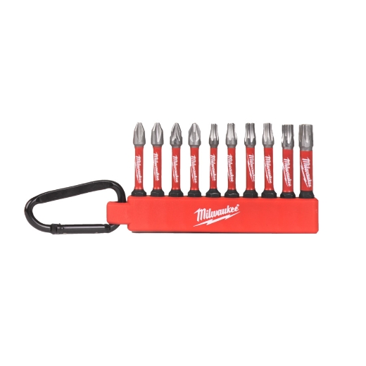 MILWAUKEE 10-teilig PH/PZ/TX SHOCKWAVE Carabiner-Set 2