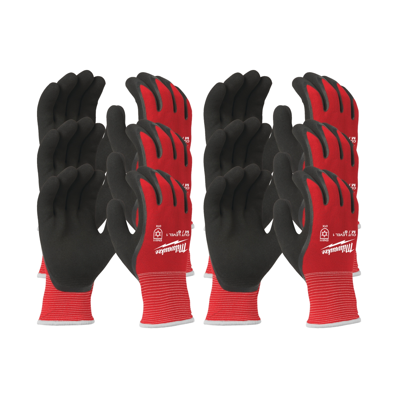 MILWAUKEE Größe 8 (M) 12er Pack Kälte-Schnittschutzhandschuhe Klasse 1/A MILWAUKEE Größe 8 (M) 12er Pack Kälte-Schnittschutzhandschuhe Klasse 1/A