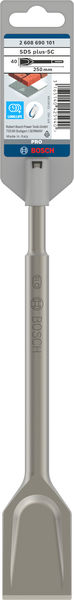 BOSCH Spatmeißel mit SDS plus-Aufnahme, 250 x 40 mm, Long Life, 1er-Pack