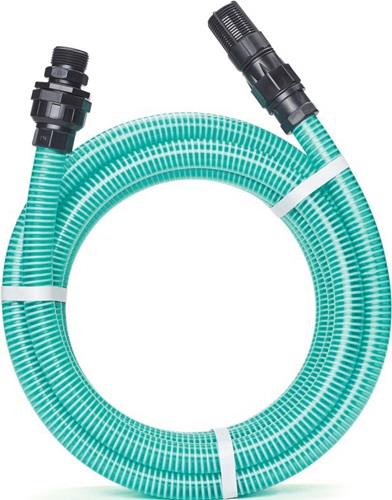 REHAU Saugschlauch-Garnitur RAUSPIRALFLEX ID 22mm transp.grün 2,6mm L.7m Rl.REHAU