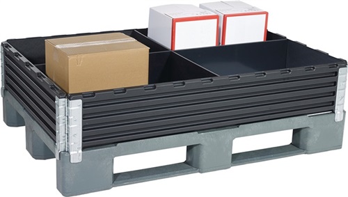 KIGA Aufsatzrahmenteiler 1 Längsteiler,1 Querteiler H.200mm PE-Kunststoff 4-fach