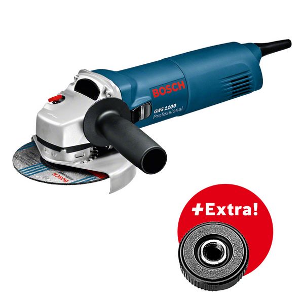 BOSCH Winkelschleifer GWS 1100 und SDS clic in Karton