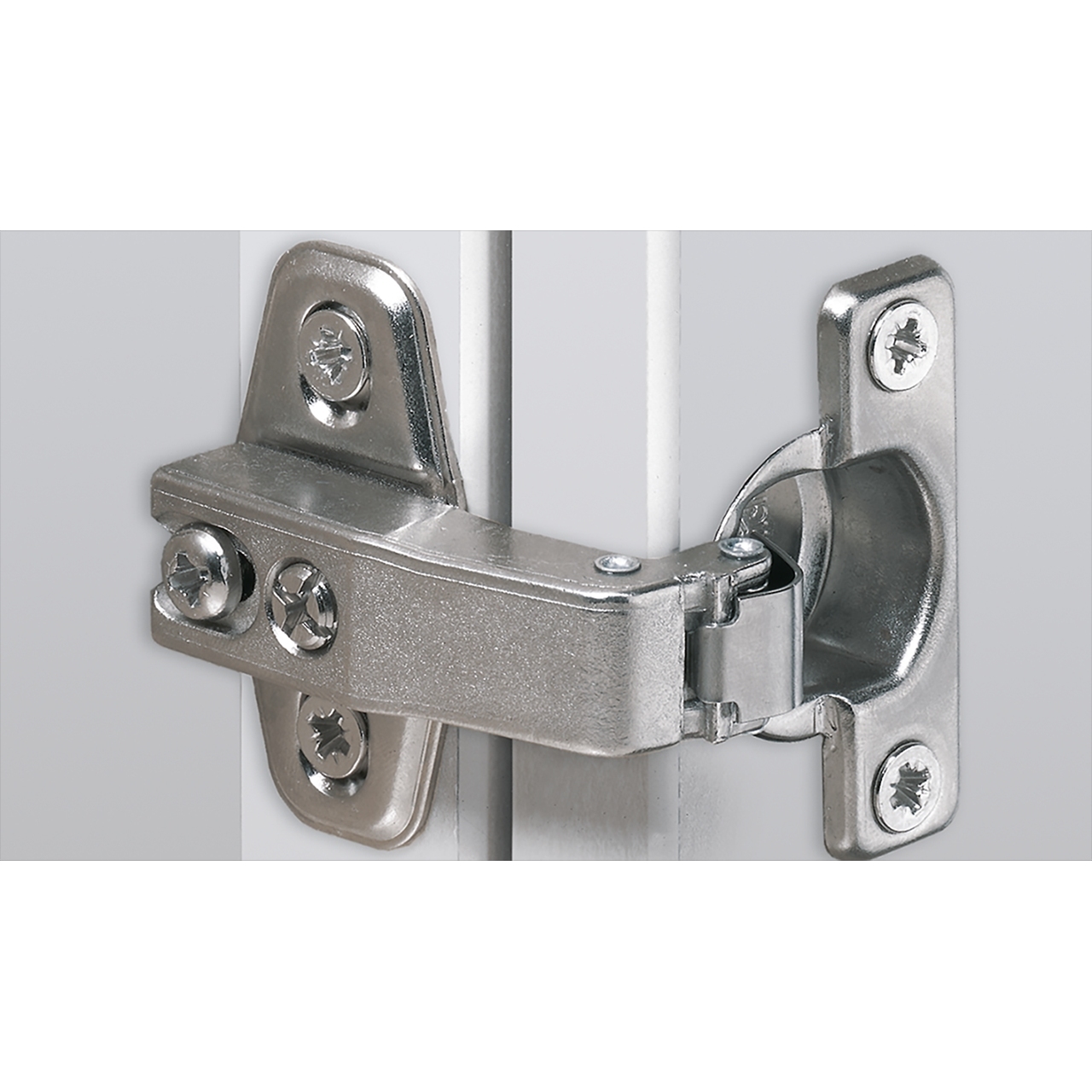 HETTICH Perfekt 5224 W90, TH 42 / S, zum Anschrauben (Scharnier und Montageplatte, 69609