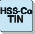 PROMAT Maschinengewindebohrer DIN 371C M6x1mm HSS-Co TiN 6H PROMAT