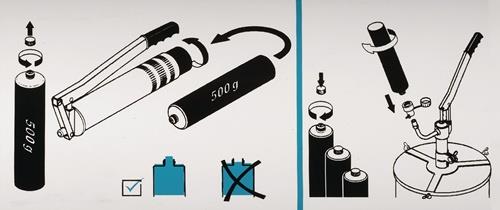 MATO Lithiummehrzweckfett MULTI basic 2M 500g hell Schraubkartusche MATO