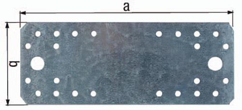 GAH Flachverb. EN 14545:29-2 L.60mm B.40mm S.2mm STA sdmverz. Anz. Löcher 6 GAH