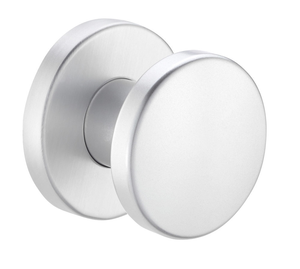 EDI Knopf auf runder Rosette 1052/7020, Edelstahl