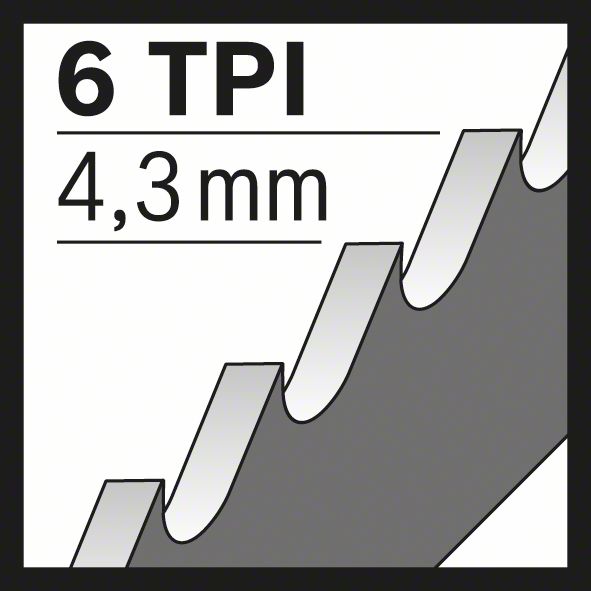 BOSCH Säbelsägeblatt S 628 DF, Special for Plaster, 5er-Pack