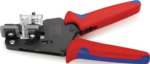 KNIPEX Präzisionsabisolierzange L.195mm Mehrkomponeten-Hüllen 0,14-6 (AWG 26-10) mm²