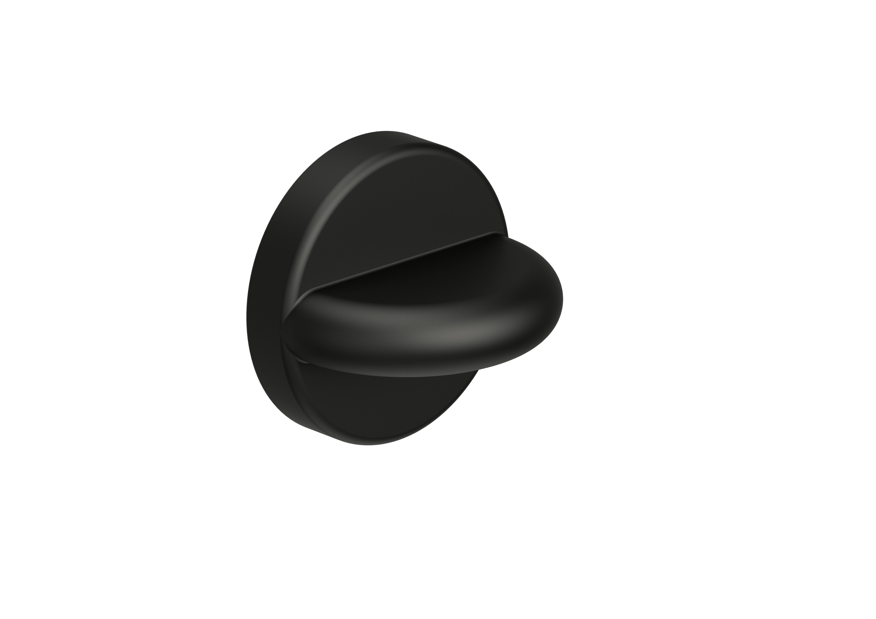 HEWI WC-Rosette, System 111, Vierkant 8, Türstärke 40, tiefschwarz