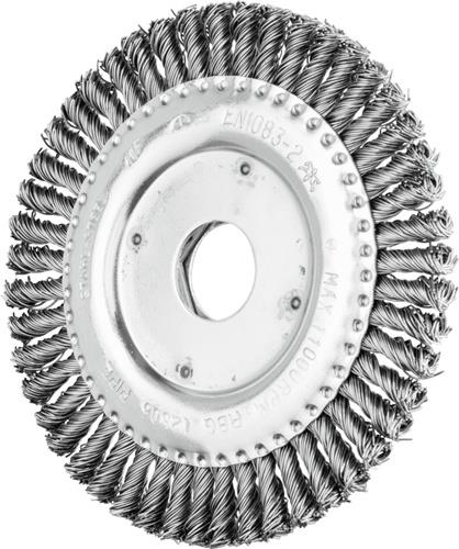PFERD Rundbürste RBG 12506/22,2 PIPE ST 0,50 D.125mm Drahtstärke 0,5mm STA 6mm