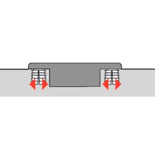 HETTICH Sensys Dünntürscharnier, Türdicke ab 10 mm, mit integrierter Dämpfung (Sensys 8646i), vernickelt, 9094286
