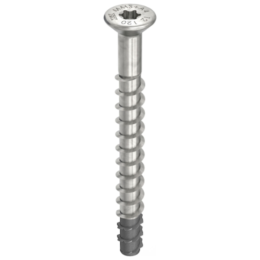 HECO MULTI-MONTI-plus F A4 7,5 x 45, Senkkopf, T-Drive, blank, Spitze phosphatiert